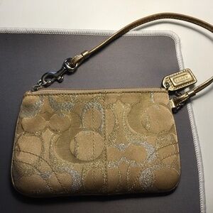 Vintage coach wristlet